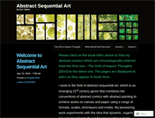Tablet Screenshot of abstractsequentialart.com